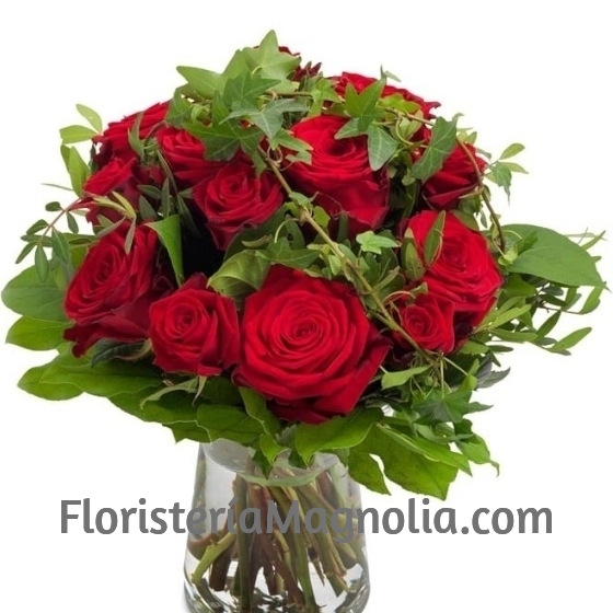 Bouquet 12 Rosas Rojas